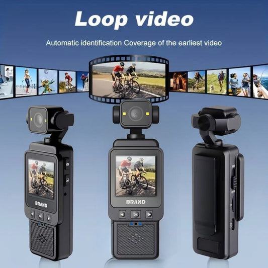 DV01 1080P-Labeled Action Camera with Wearable Clip, Rechargeable Body and Optional 32GB Memory Card