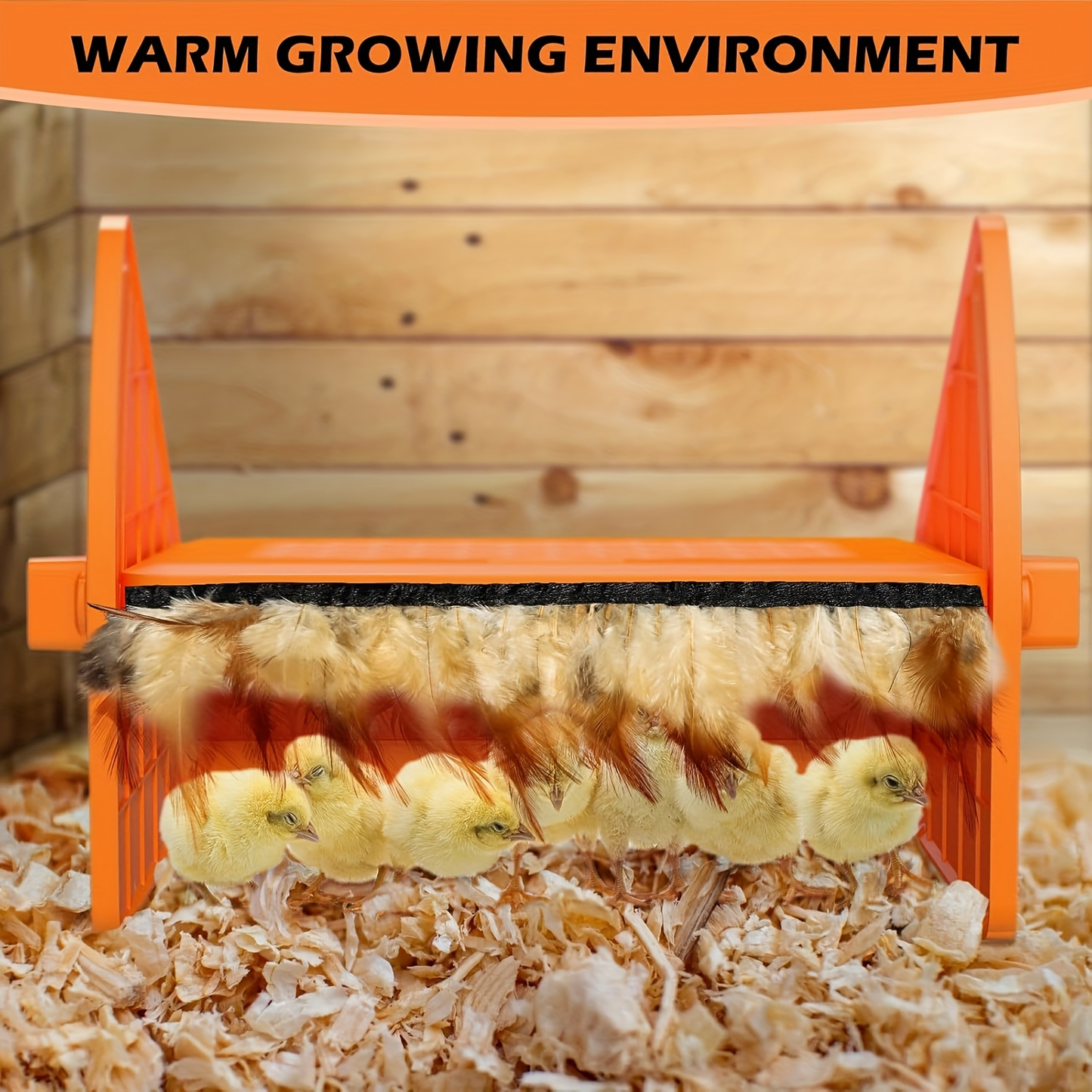 Chick Brooder Plate with Adjustable Height for Up to 10 Chicks, Poultry Warmer for Ducklings, Turkeys