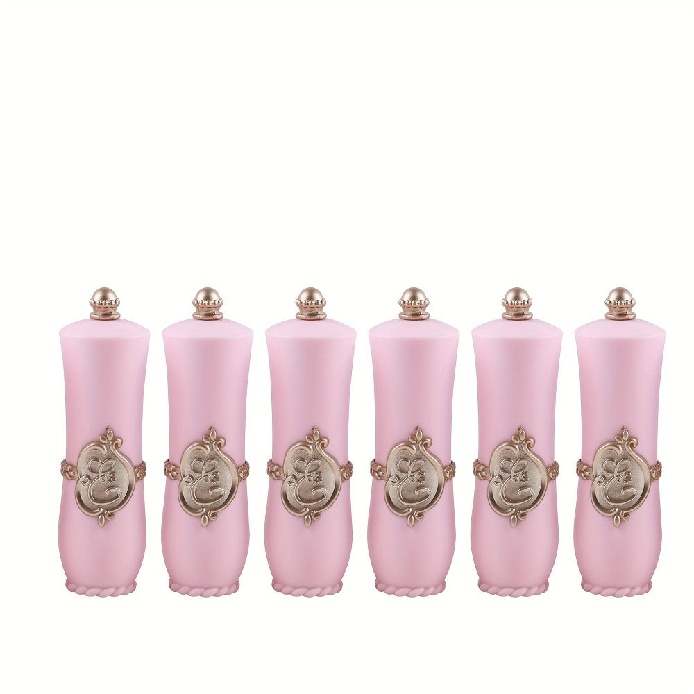 Color Changing Lip Balm Set 6PCS Flower Jelly Lipstick Thermostat Tinted Peach Flavor, for Makeup, Travel and Everyday Vanity Use