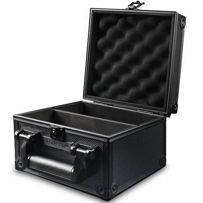 Trading Card Storage Box for 3x4 Top Loads 35pt Rigid Cards Holds 600 Plus – Sports Card Organizer Case with Lock for Pokemon Baseball