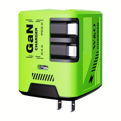 GaN Wall Charger 120W Fast with Retractable Built-In Cable & Foldable Plug for an Everyday Personal Care Routine