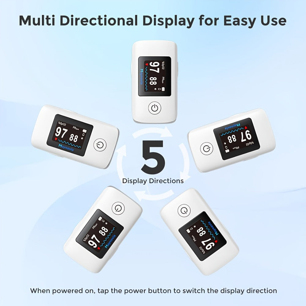 Blood Pressure Monitor Wrist Cuff with Oximeter Fingertip, Digital BP Machine Home Use, 120 Memory