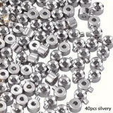 40pcs silvery