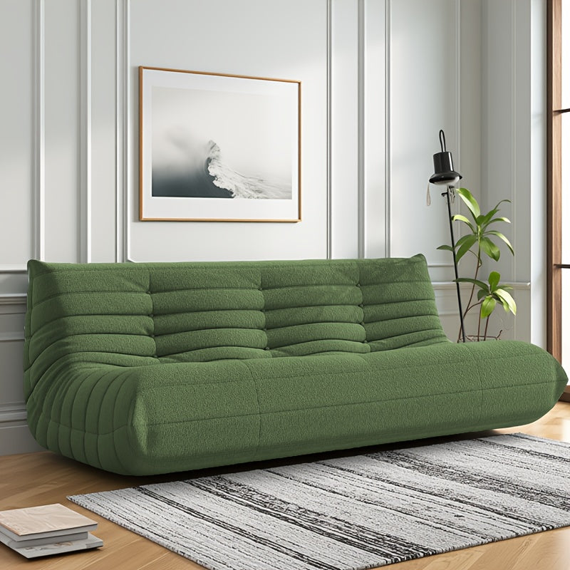 Bean Bag Chair shown in the Green Three-person For CATERPILLAR option