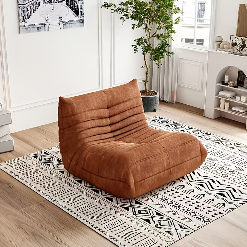 Bean Bag Chair shown in the Orange option
