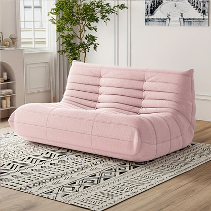 Bean Bag Chair shown in the Pink Two-seater option