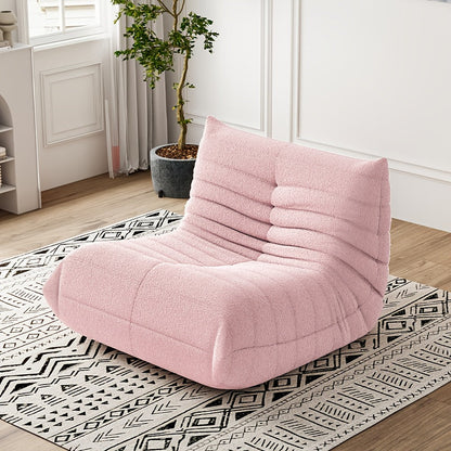 Bean Bag Chair shown in the pink option