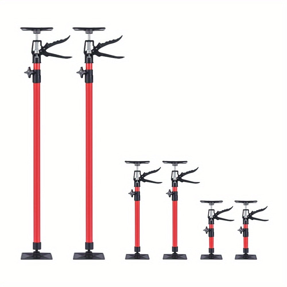 Telescopic Support Rod Adjustable 11.8-114in Anti-Slip Third Hand Support System 2pcs Drywall for Entryways, Bedrooms and Living Spaces