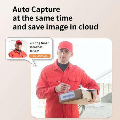 PIR Motion Video Doorbell Camera WiFi HD Night Vision with Two-Way Audio, Cloud & SD Card Storage