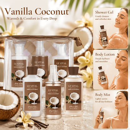 Bath Body Care Gift Set Shower Gel Body Lotion Body Mist Aloe Vera Vitamin E Glycerin Deep Moisturizing Fragrance Set for Women Cherry