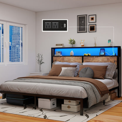 Bed Frame shown in the King option