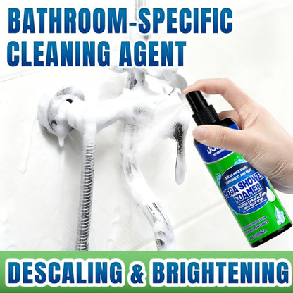 Bathroom Cleaner with Sponge 3.38oz – Deep Cleaning Stain Removal Scrub for Tiles Tub for Bath Time, Home Spa and Personal Care