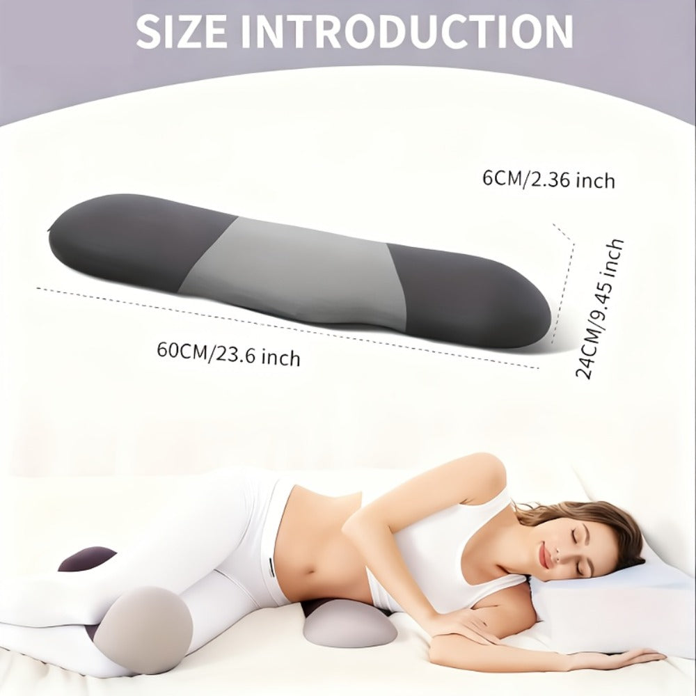 Lumbar Support Pillow Large Size Lower Back Cushion Cooling Breathable Pillowcase Supportive Waist Pillow Bed Sofa Floor