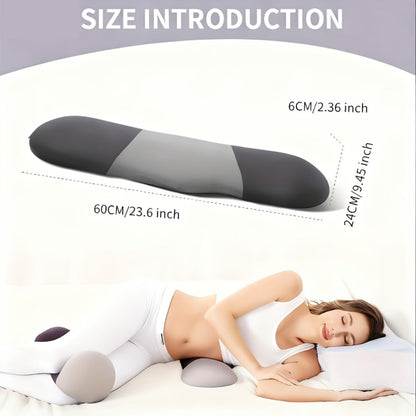 Lumbar Support Pillow Large Size Lower Back Cushion Cooling Breathable Pillowcase Supportive Waist Pillow Bed Sofa Floor