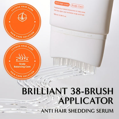 Itchy Scalp Serum with Built-In Massage Brush Applicator – Heartleaf Exocrine Complex, Fragrance-Free, Soothes Dry Sensitive Scalp