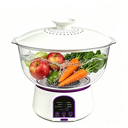 Fruit and Vegetable Cleaner Machine Ultrasonic Purifier Multifunctional Household Food Cleaning for Garden, Yard and Pest Management