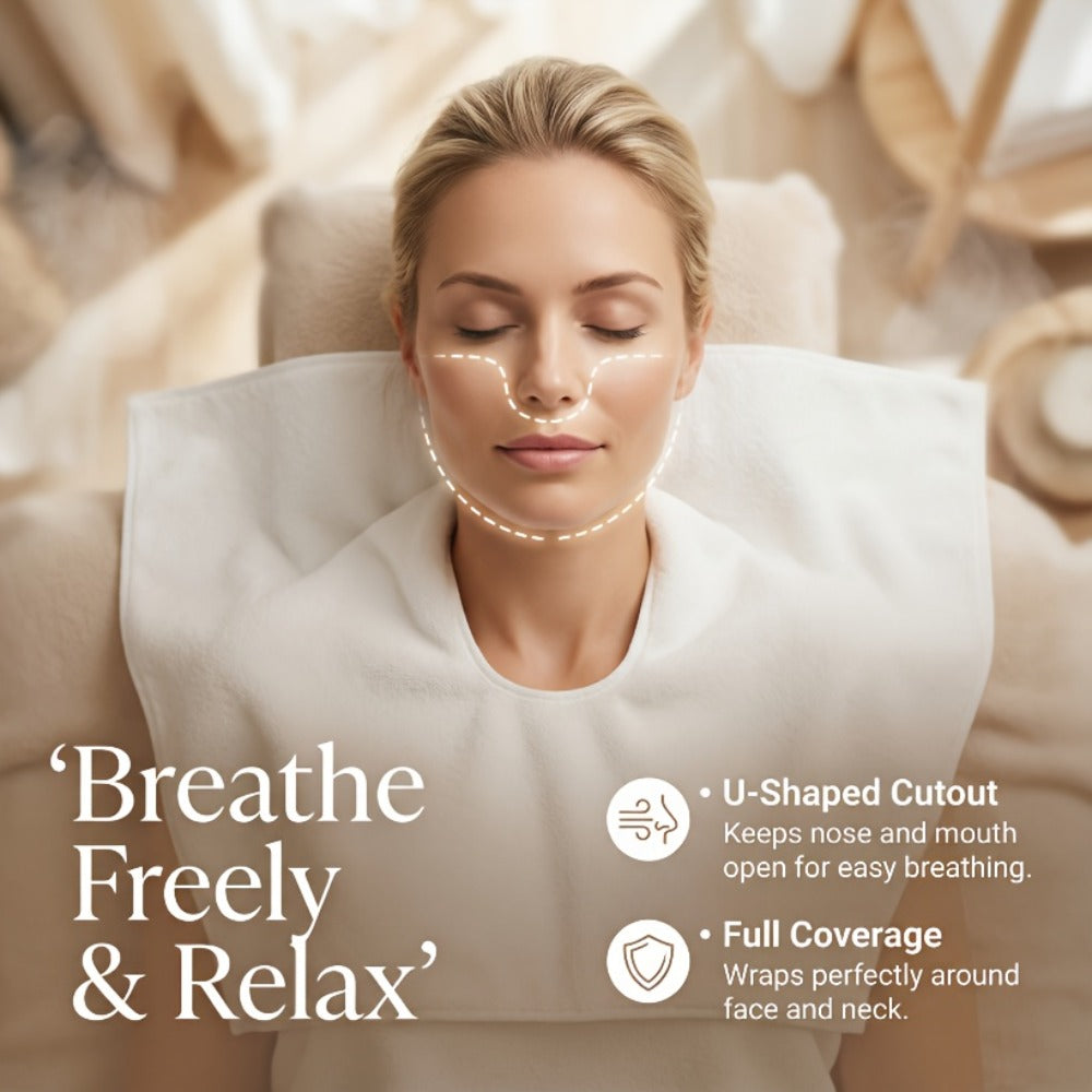 Microfiber Facial Towels 6 Pack, Professional Split-Fiber Esthetician Face Towels for Facials, Mask Removal & Spa