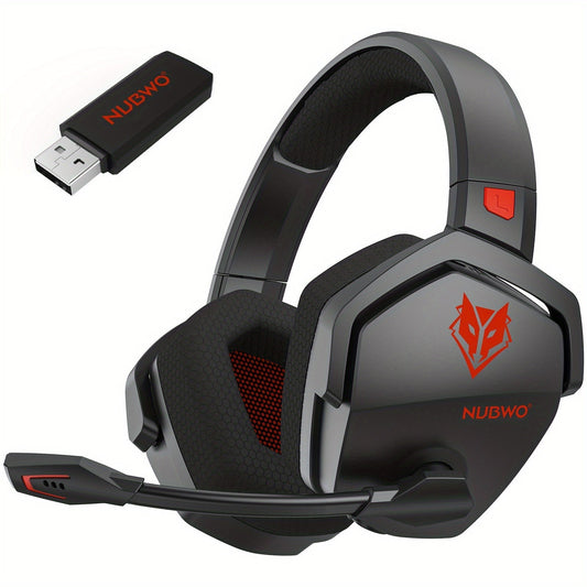 2.4GHz Wireless Gaming Earphones NUBWO G06, 7.1 Surround Sound, 23ms Ultra-Low Latency, 100H Battery