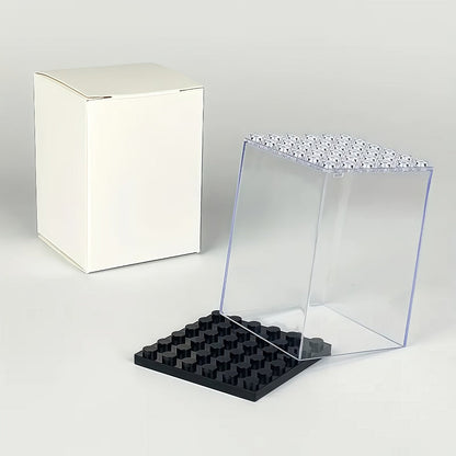 Minifigure Display Case 20-Pack – Clear Acrylic Stackable Storage Boxes for LEGO Figures, Action Figures & Collectibles | Dustproof 360°