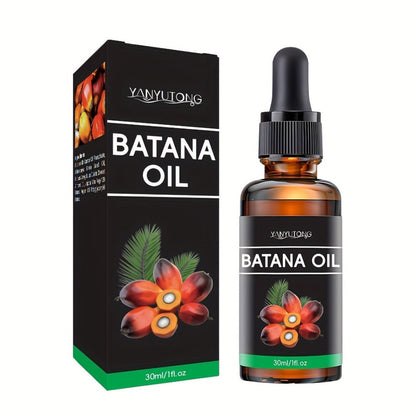 Batana Oil Hair Treatment Leave-In Essence 30ml – Plant Extract Deep Moisturizing Scalp Care, Lasting Fragrance, Frizz Control