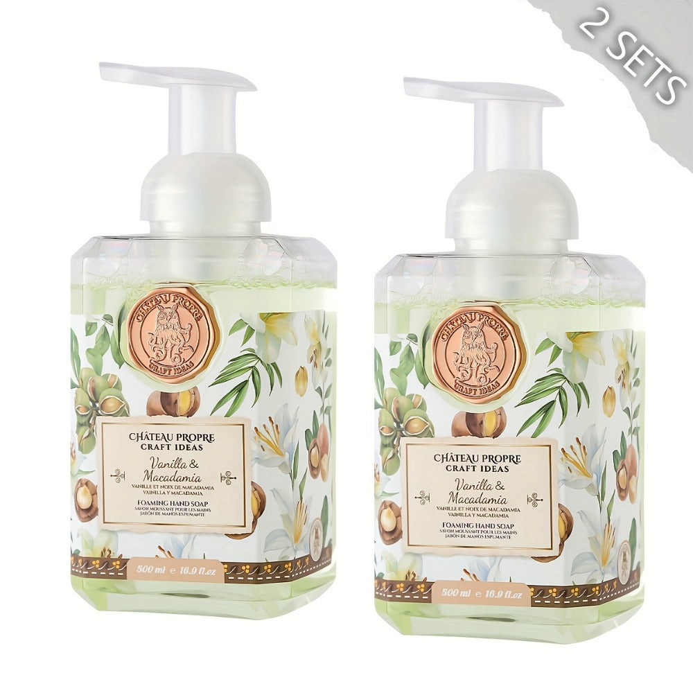 Foaming Hand Soap with Coconut Oil 500ml Ethically Made – Moisturizing Foam Hand Wash 7 Fresh Scents for Bathroom Kitchen All Skin Types