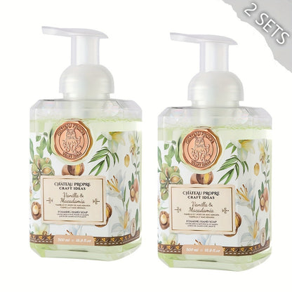 Foaming Hand Soap with Coconut Oil 500ml Ethically Made – Moisturizing Foam Hand Wash 7 Fresh Scents for Bathroom Kitchen All Skin Types