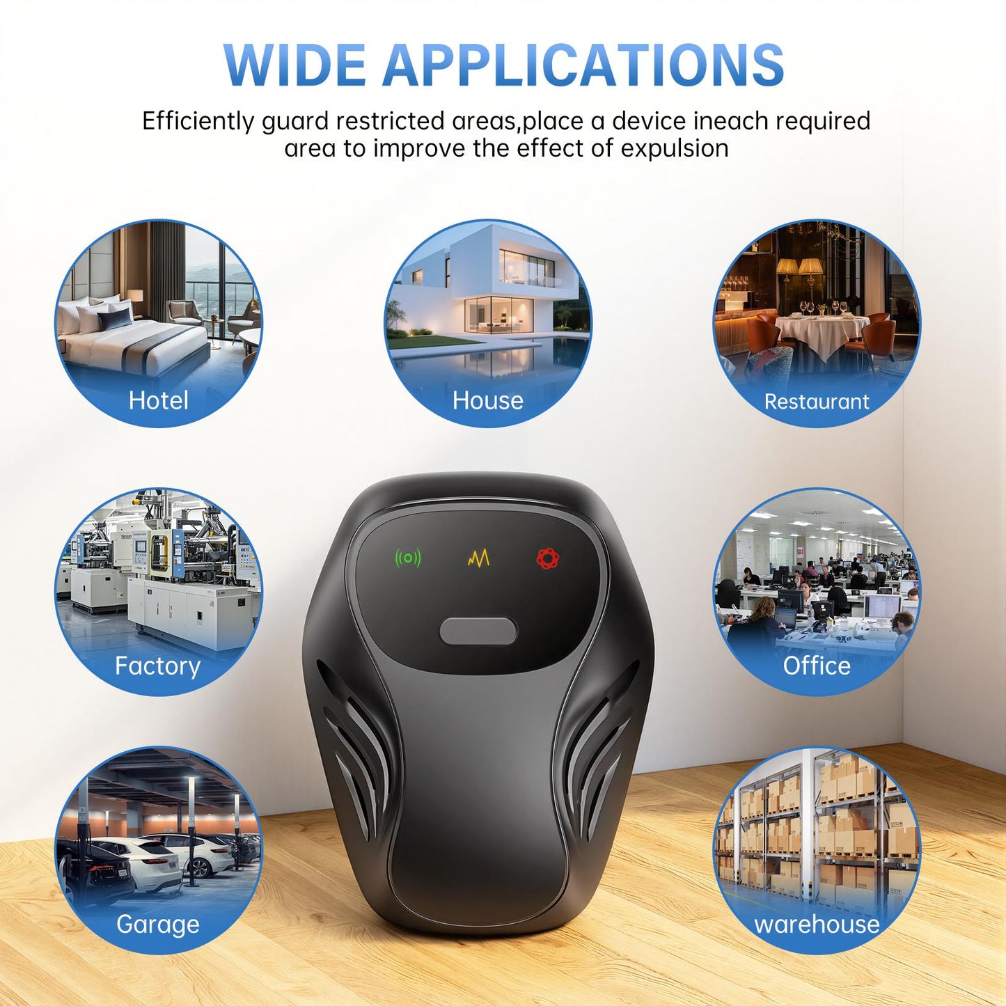 Ultrasonic Pest Repeller Plug In, Dual Speaker Rodent Indoor, Electronic Mouse Rat Insect Ant