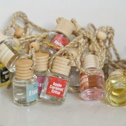 Car Air Freshener X&Y Four-Bottle Hanging Diffuser Gift Set with Eight available Style and Collection Options