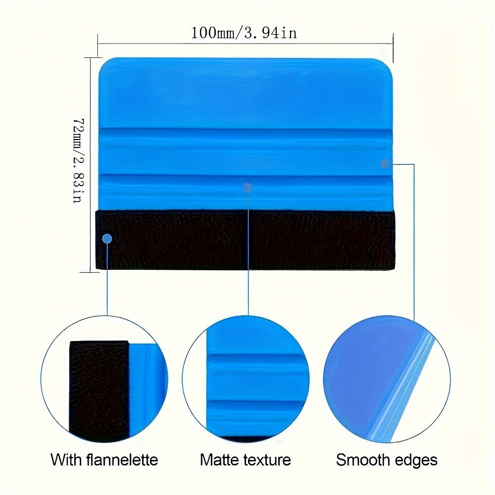 Car Window Tint Film Tool Kit 19/31pcs, Auto Window Film Installation Set with Squeegee Scraper, Plastic & Cowhide Scraper