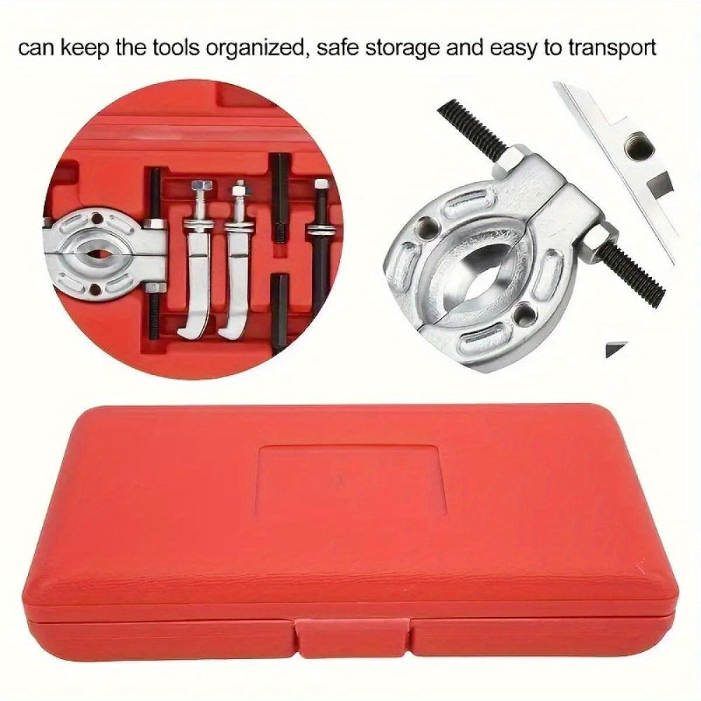 Bearing Puller Set 9-Piece – Gearbox Bearing Removal Tool Kit for Automotive & Mechanical Repair, Internal External Bearing Extractor