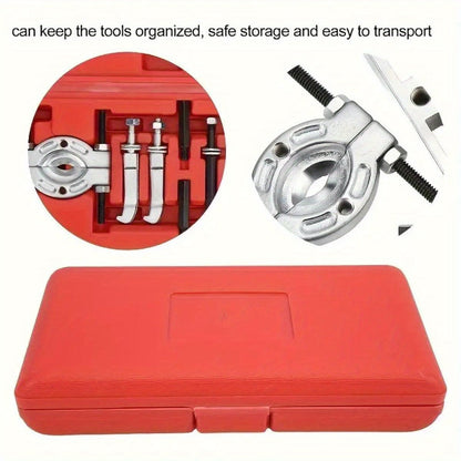 Bearing Puller Set 9-Piece – Gearbox Bearing Removal Tool Kit for Automotive & Mechanical Repair, Internal External Bearing Extractor