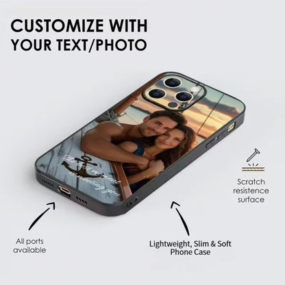 Phone Case Personalized Photo, Name, Quote or Monogram Cover for Select iPhone 11–17 Models