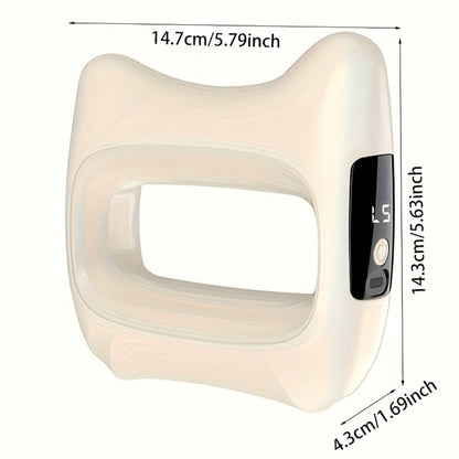 Dual Motor Electric Fascia Ring with Massage Belt – 8 High-Frequency Vibration Modes, Type-C Rechargeable Large Battery, Ergonomic Grip