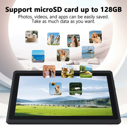 Android Tablet 7-Inch with Android 12, 4GB RAM, 32GB Internal Storage, Quad-Core CPU and Dual Cameras