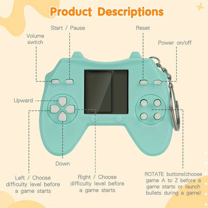 Party Favors Multicolor Gaming-Controller Keychains in 6- or 12-Piece Packs with Fidget Format