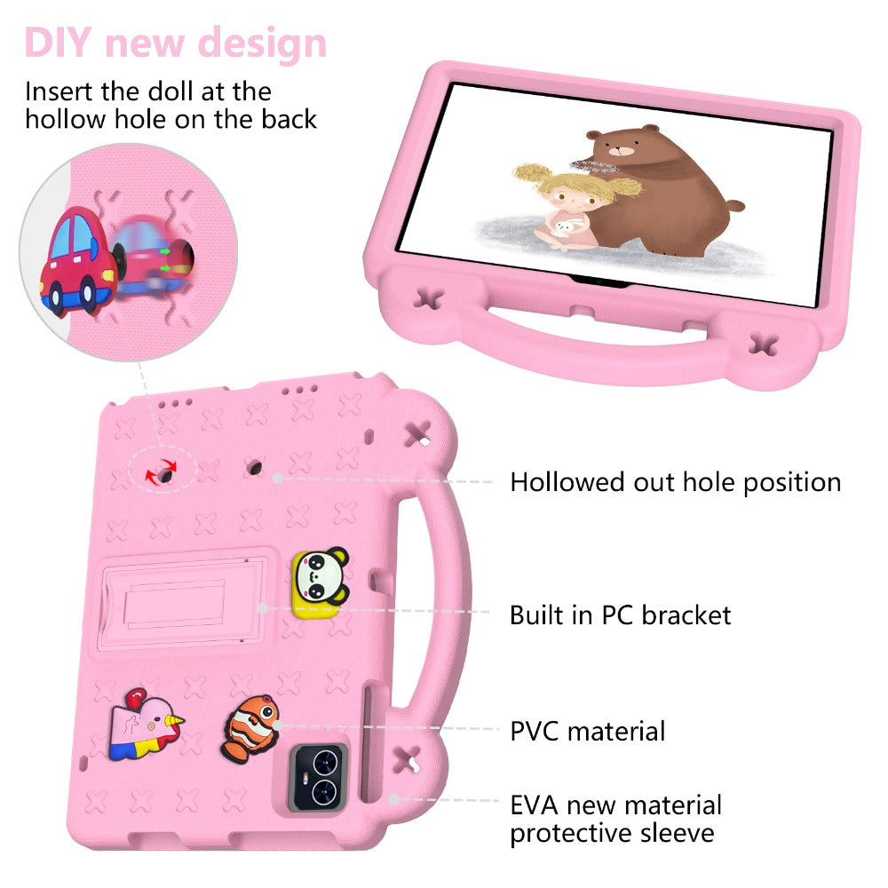 T-Mobile Revvl Tab 2 10.1-Inch Cartoon Tablet Case with Carry Handle, Folding Stand and Six Colors