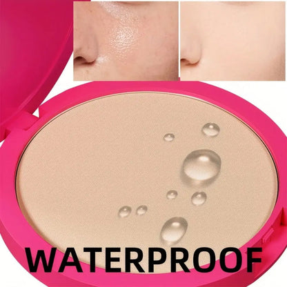 Waterproof Powder Foundation Matte Full Coverage Non-Cakey Formula 0.31oz Compact – Shine, for Makeup, Travel and Everyday Vanity Use