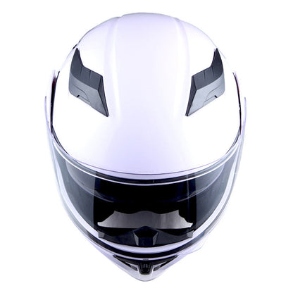Motorcycle Helmet Modular Flip-Up Full-Face Shell with Dual Visors, S-XL Sizes and Arrow, Storm or Glossy Styles