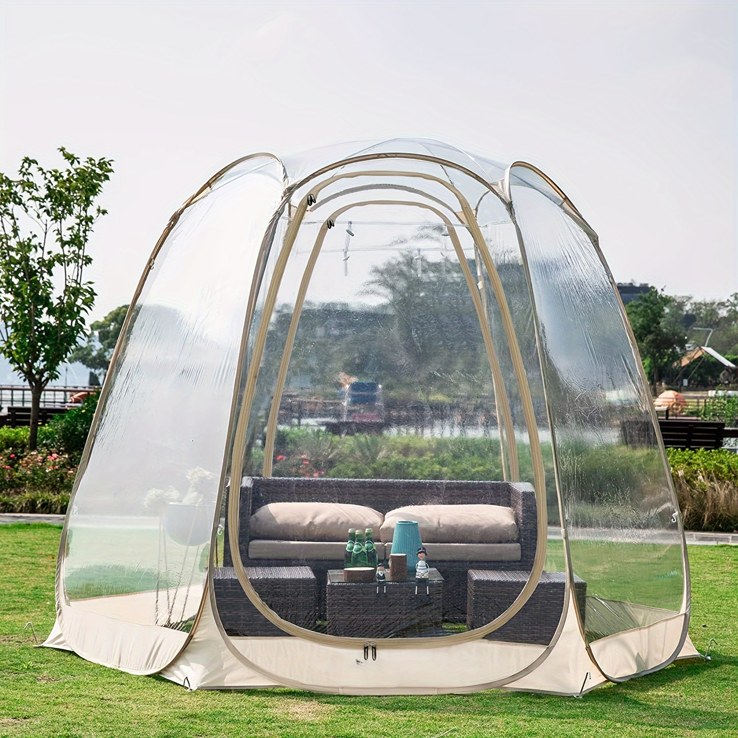 Bubble Tent Clear Dome Igloo Outdoor Stargazing Camping 10ft 12ft