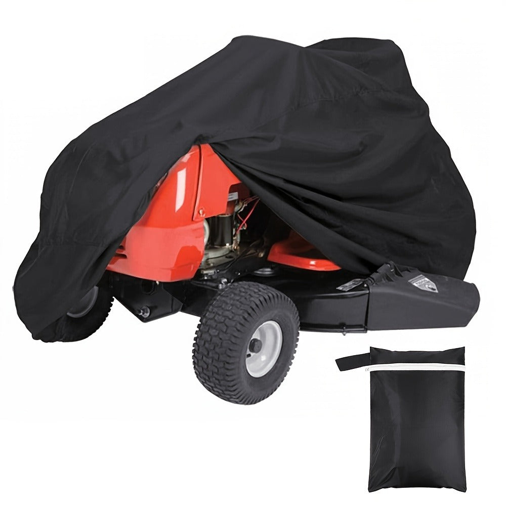 Riding Lawn Mower Cover 54"x30"x36" – 210D Heavy Duty Waterproof Oxford Fabric Tractor Cover with Drawstring | UV