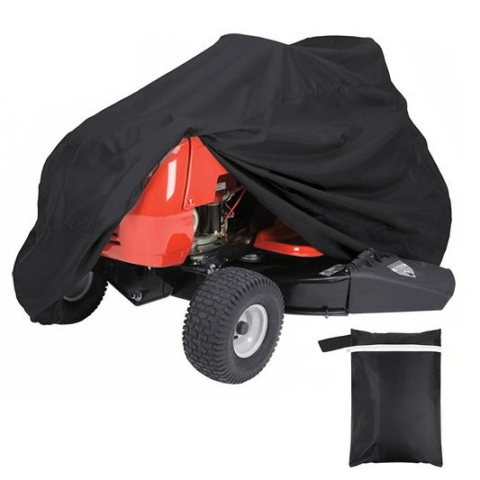Riding Lawn Mower Cover 54"x30"x36" – 210D Heavy Duty Waterproof Oxford Fabric Tractor Cover with Drawstring | UV