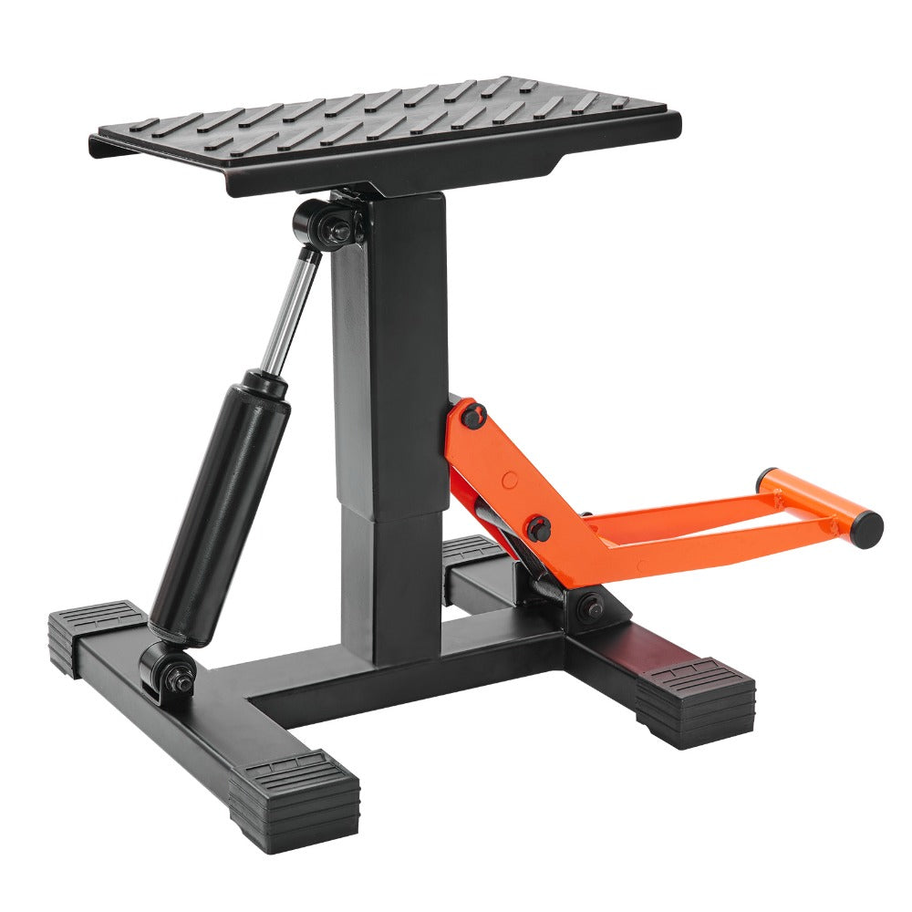 Hydraulic Motorcycle Lift Table 440 LBS Capacity Adjustable Height Repair Stand for Dirt Bike Pit Bike ATV