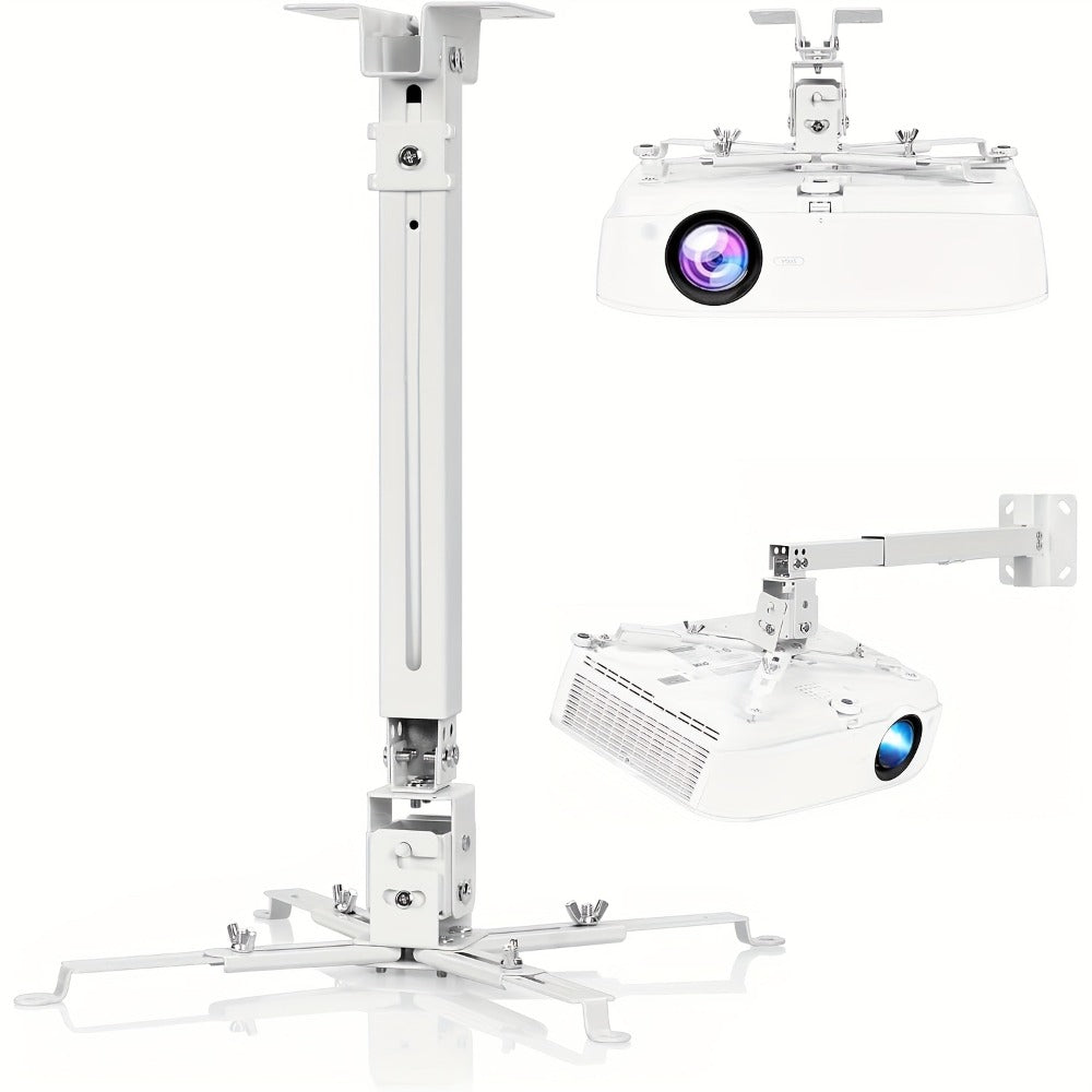 Ceiling Mounted Projector Bracket Adjustable Angle Height & Extendable Arm, Load for an Everyday Personal Care Routine