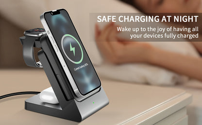 3-in-1 Wireless Charging Power Bank 15W for iPhone 17 16 15 14 13 12 Pro Max for an Everyday Personal Care Routine