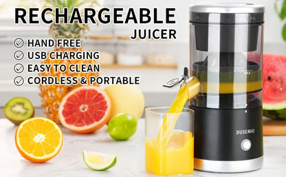 Electric Citrus Juicer Rechargeable USB-C, Portable Electric Orange Juicer Machine with 45W Motor