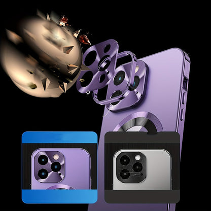 iPhone Anti-Spy Magnetic 2-in-1 Phone Case with All-Round Lens Protection – Complete Drop Protection Cover for iPhone 12 13 14 15 16 Pro Max