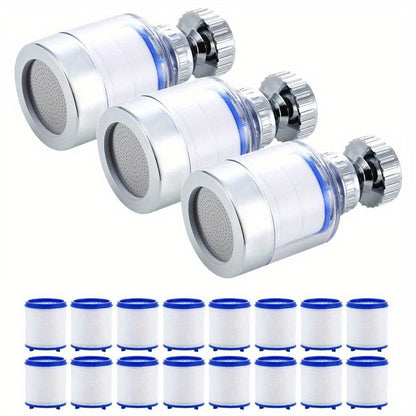 Faucet Aerator 360° Rotating Sink Filter – Universal Pressurized Spray Head for Kitchen & Bathroom, Adjustable Water Flow, Easy Install