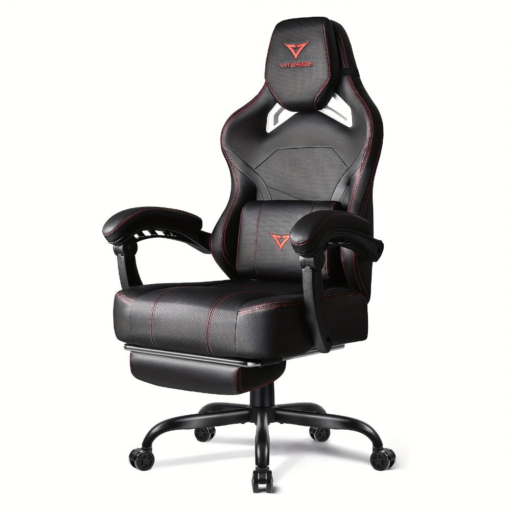 Gaming Chair, Big and Tall 400LBS - Ergonomic Video Game Chair with Footrest, Oversized shown in the main product view