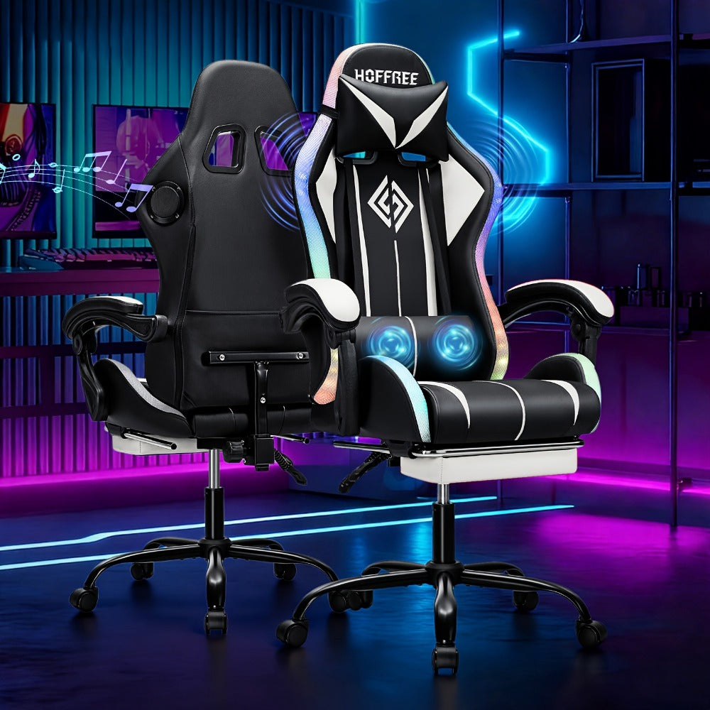 Big and Tall Tall Gaming Chair with Armrests, Ergonomic Video Game Chair detail image - detail view 11