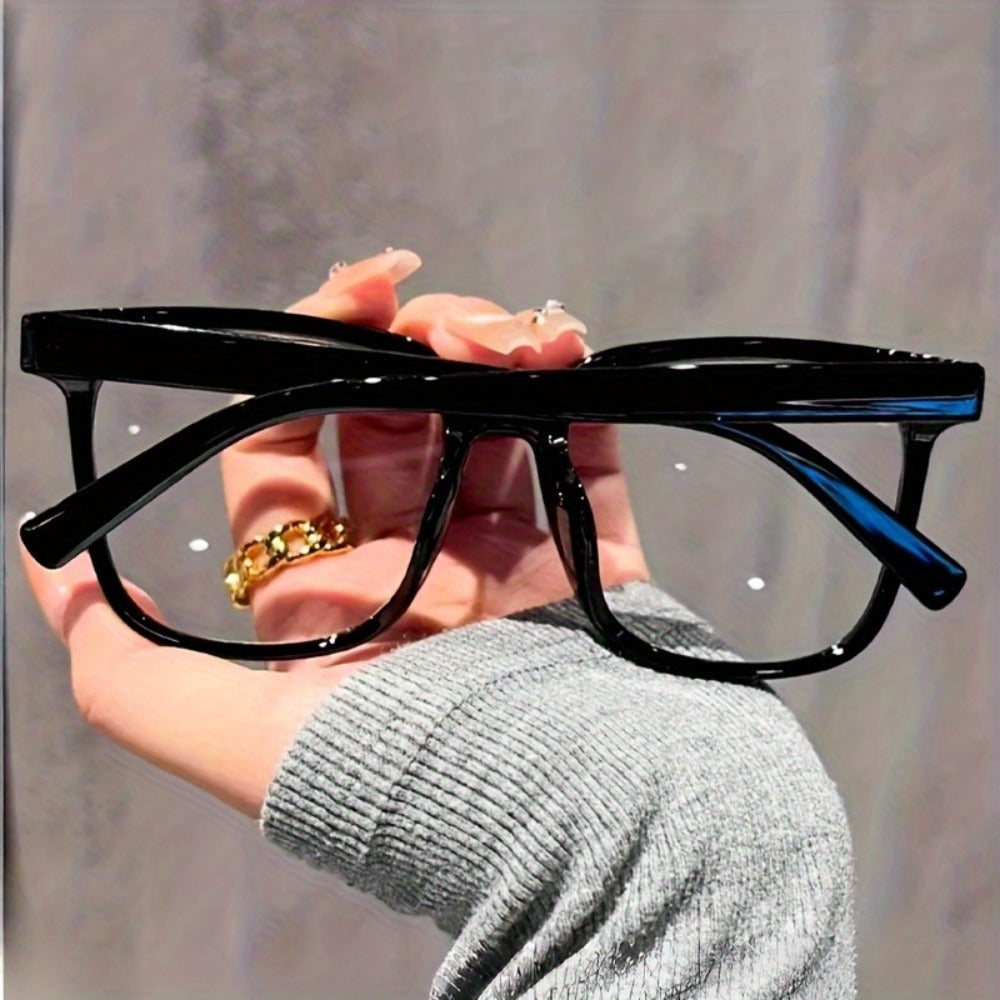 Blue Light Glasses - Blocking 3 Pack Unisex Rectangular Frame Clear Black Campus Style Anti - product detail view 4